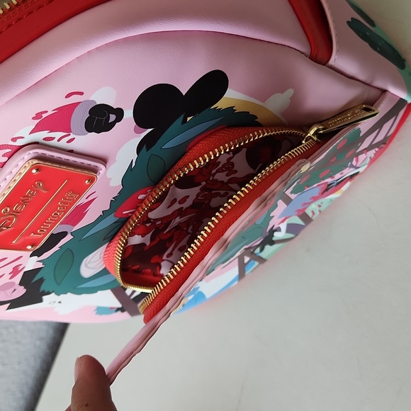Disney Alice in Wonderland loungefly backpack - Picture 4 of 8
